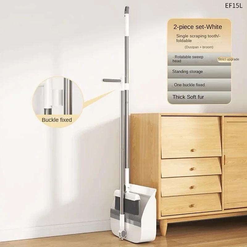 Skládací sada košťat, lopatka na odpadky, kombinovaná domácí koště, stěrač, zametací gadget, koště, lopata na odpadky