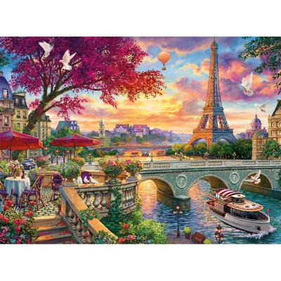 Pittura Diamante 5D Fai da Te Torre Eiffel Trapano Completo Diamante Rotondo Mosaico Paesaggio Punto Croce Artigianato Adesivi Murali 4