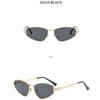 Women's sunglasses, metal cat eye sunglasses, men's and women's fashion sunglasses.