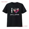Ich liebe Jake Johnnie T-Shirt vintage gewaschen lässig vielseitig leicht grafisch vintage gewaschen Co