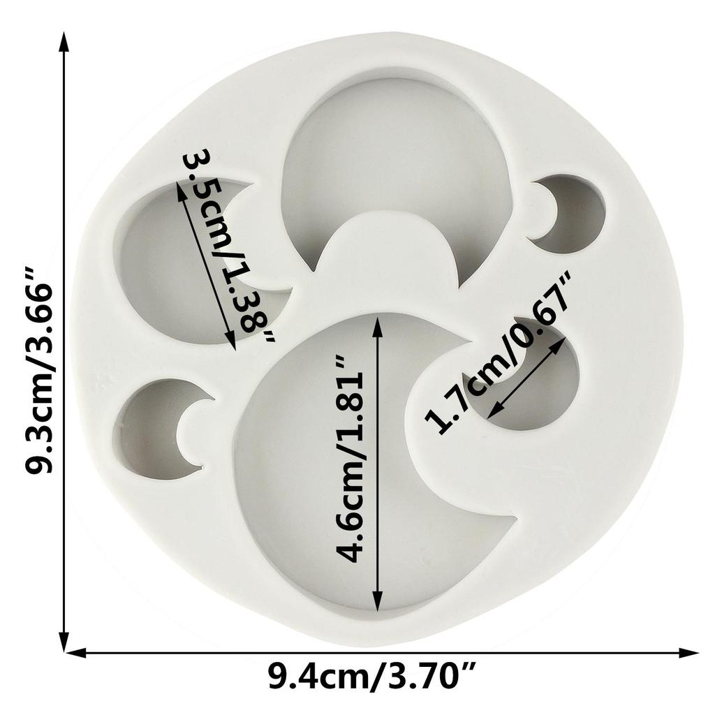 Heart Silicone Mold Love Heart Star Moon Fondant Molds Cake Decorating Tools Theme Cake Dessert Decorated Chocolate Candy Mold