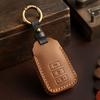 Car Leather Key Bag Is Suitable for Toyota Hyun X Key Cover YARIS Yaris Vios First-layer Cowhide Creativity
