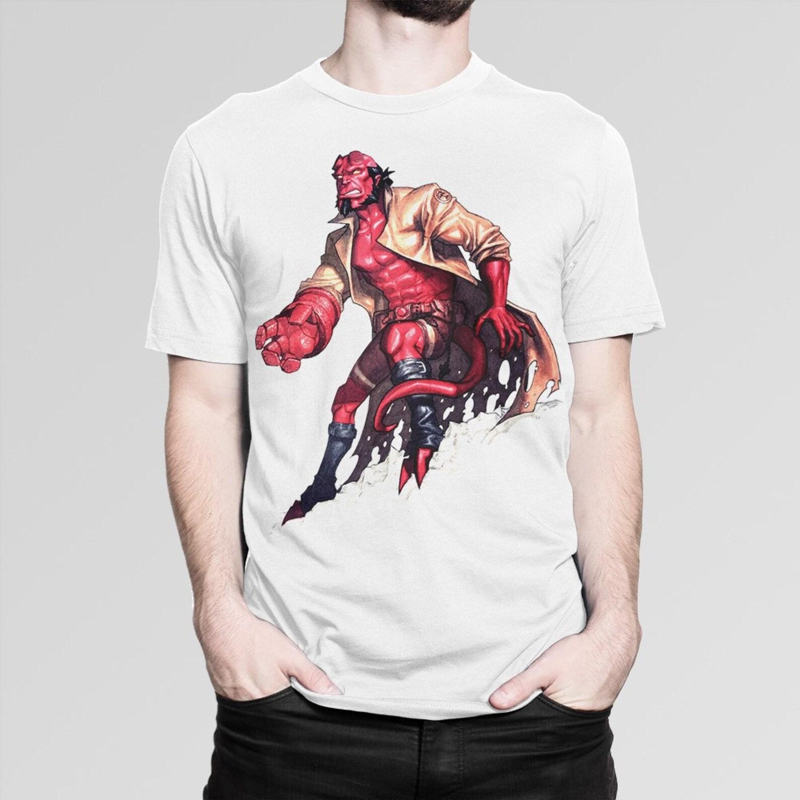 Hellboy Art T-Shirt, Men s Women s Sizes (met-269) S