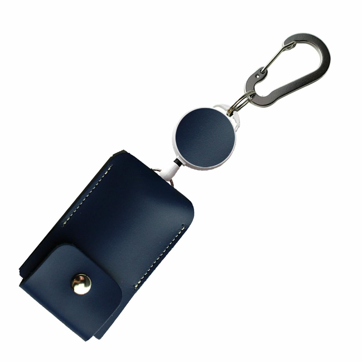 

Школьный школьный чехол для ключей из натуральной кожи, ключ сделан в темно-синем цвете [HERBE] рюкзак, противоугонный, с катушкой, чехол, коровья кожа, Япония,