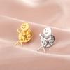 Skyrim Middle Finger Stickman Brooch for Men Women Punk Hip Hop Stainless Steel Pins Badge Accessories Friends Gift Wholesale