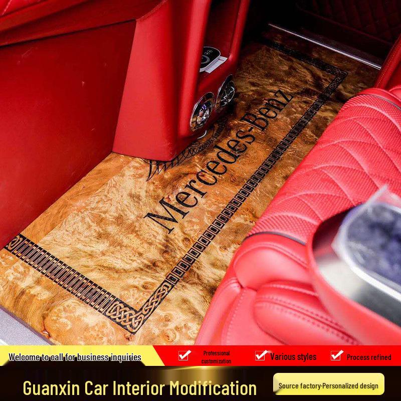 V260L Car Interior Renovation In Red Style