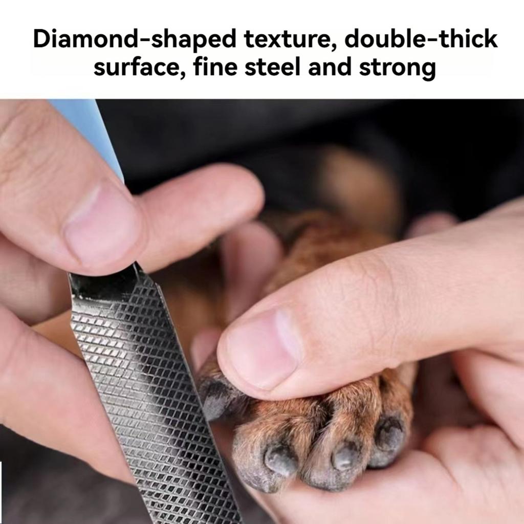 Haustier-Nagelfeile Hundefeile Katzenpfote Schleifartefakt Haustierreinigungspflege Werkzeug 14 cm Länge eine Nagelfeile für Haustier-Nagelpflege