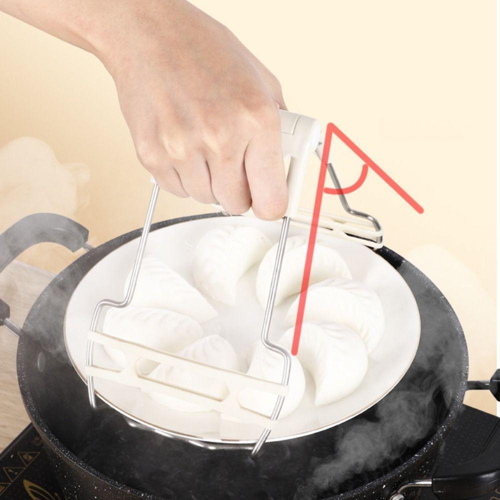 Bowl Gripper Dish Lifter Non-Slip Pan Gripper Kitchen Supplies Anti-scalding Clip  Oven Tray