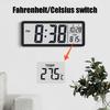 LCD Electronic Clock with Easy To Read Temperature Display Suitable for Modern Lifestyle Easily Setting Clock Decors