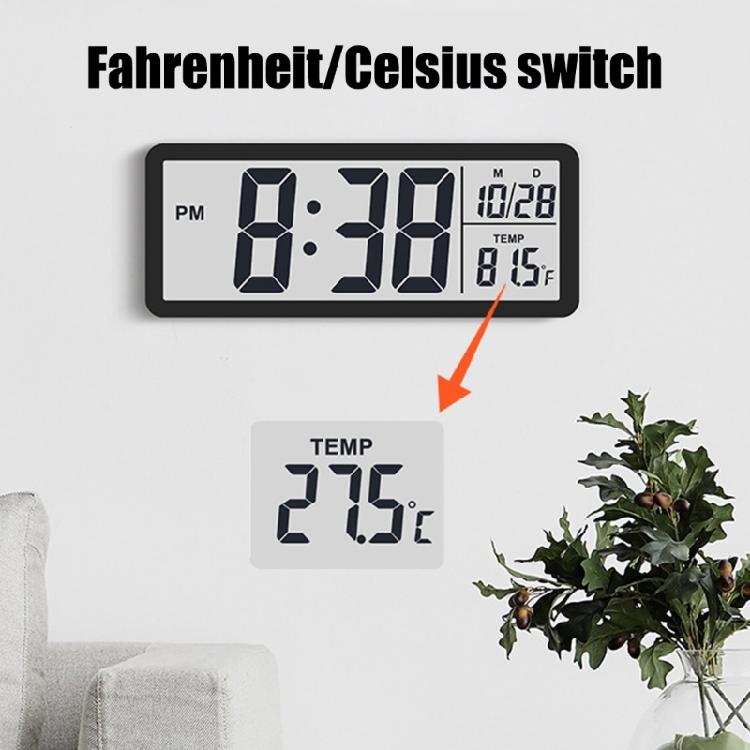 LCD Electronic Clock with Easy to Read Temperature Display Suitable for Modern Lifestyle Easily Setting Clock Decors