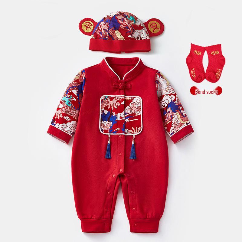 Spring-Summer 2025 Baby Boy Romper - Ideal for Birthday, Hundred Days, and Banquet Celebrations