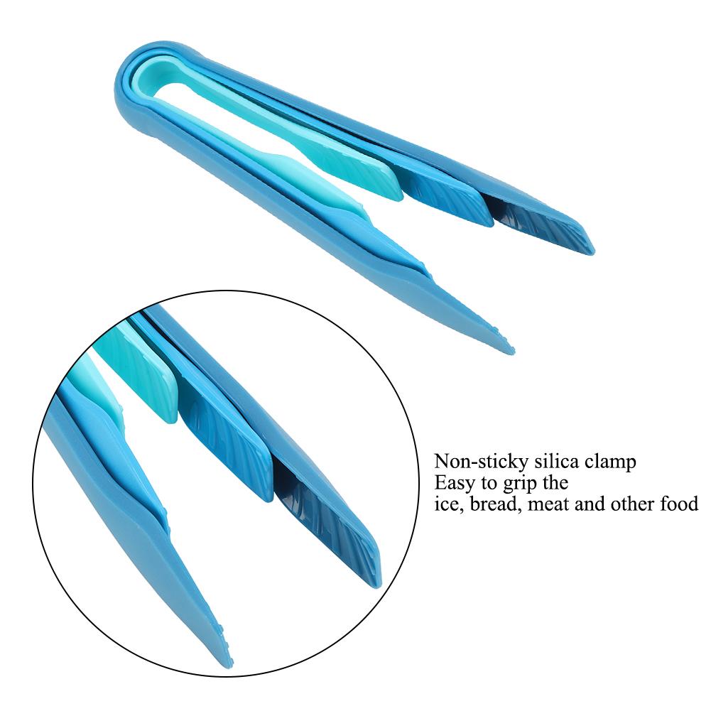 3 PCS Multifunctional Plastic Bread Tongs Food Clamps for Home Bakery