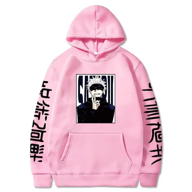 Jujutsu Kaisen Hoodies Anime Harajuku Satoru Gojo Graphic Men/Women Sweatshirts Pullovers Casual Long Sleeves Streetwear Tops