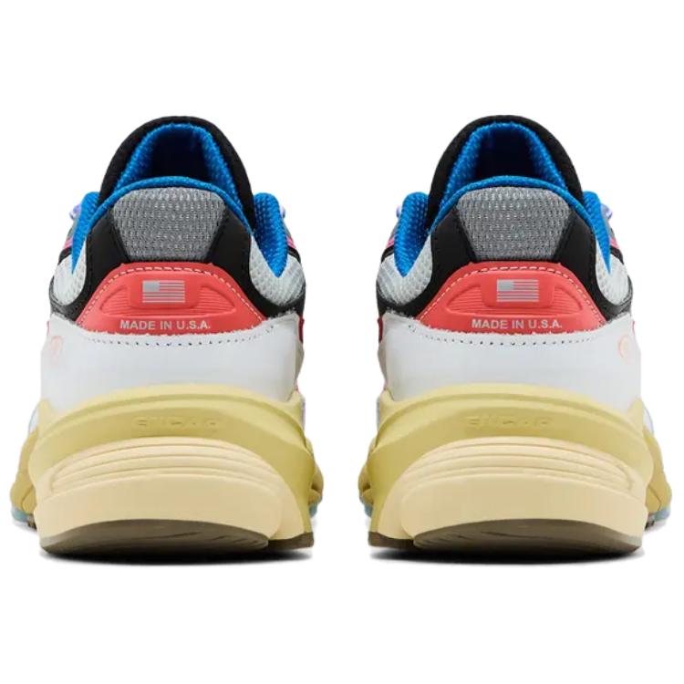 Action Bronson X New Balance 990v6 Made In USA Untitled Unisex Sneakers White Hi-Pink Royal-Blue U990AC6