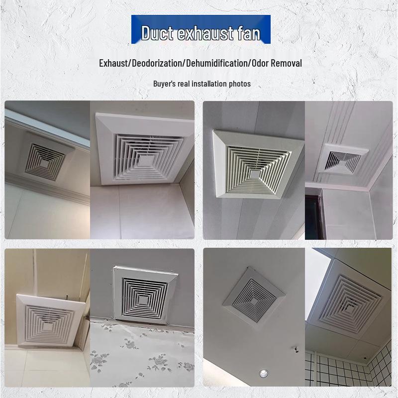 Ceiling-Mounted Exhaust Ventilation Fan for Kitchen, Bathroom, and Bedroom