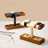 Solid Wood Smart Watch Display Stand With Charging Slot, Household Wristwatch Storage Holder For Men Women