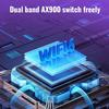 2 in 1 USB Bluetooth 5.4 Adapter WiFi 6 900Mbps Wireless Network Card 2.4G&5GHz Dual Band USB Dongle Driver Free For Win10/11