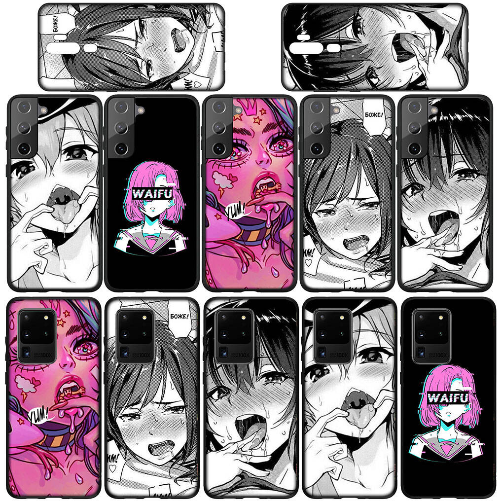 Για Samsung Galaxy S25 S24 S23 iPhone 17 16 15 Xiaomi Redmi Note 14 13 12 11 Plus Pro Max Θήκη Ahegao Hentai Manga Anime Κορίτσι Waifu OPPO Huawei Κάλυμμα