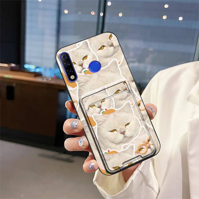 

Чехол-конверт для карт для телефона Tecno Spark4/Camon12/KC8 из ТПУ, модный дизайн, водонепроницаемый, прочный, противоударный, с отделением для карт Tecno Spark4/Camon12/KC8