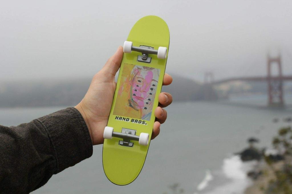 Generic HANDBROS Handboard Skateboard 27cm Tech Großes Fingerboard mit Grip 10.5"