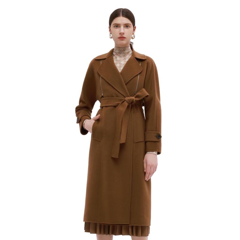 

PORTS Women s V-Neck Belted Wool Dress S