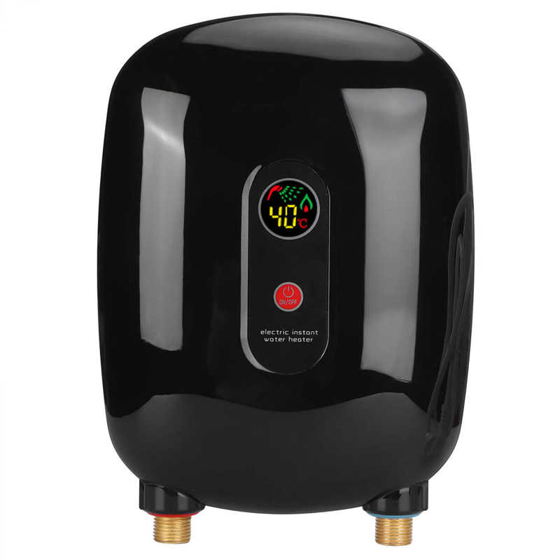 3500W Water Heater Tankless Water Heater Home Bathroom Kitchen 3 Second Fast Heating Shower Water Heated
