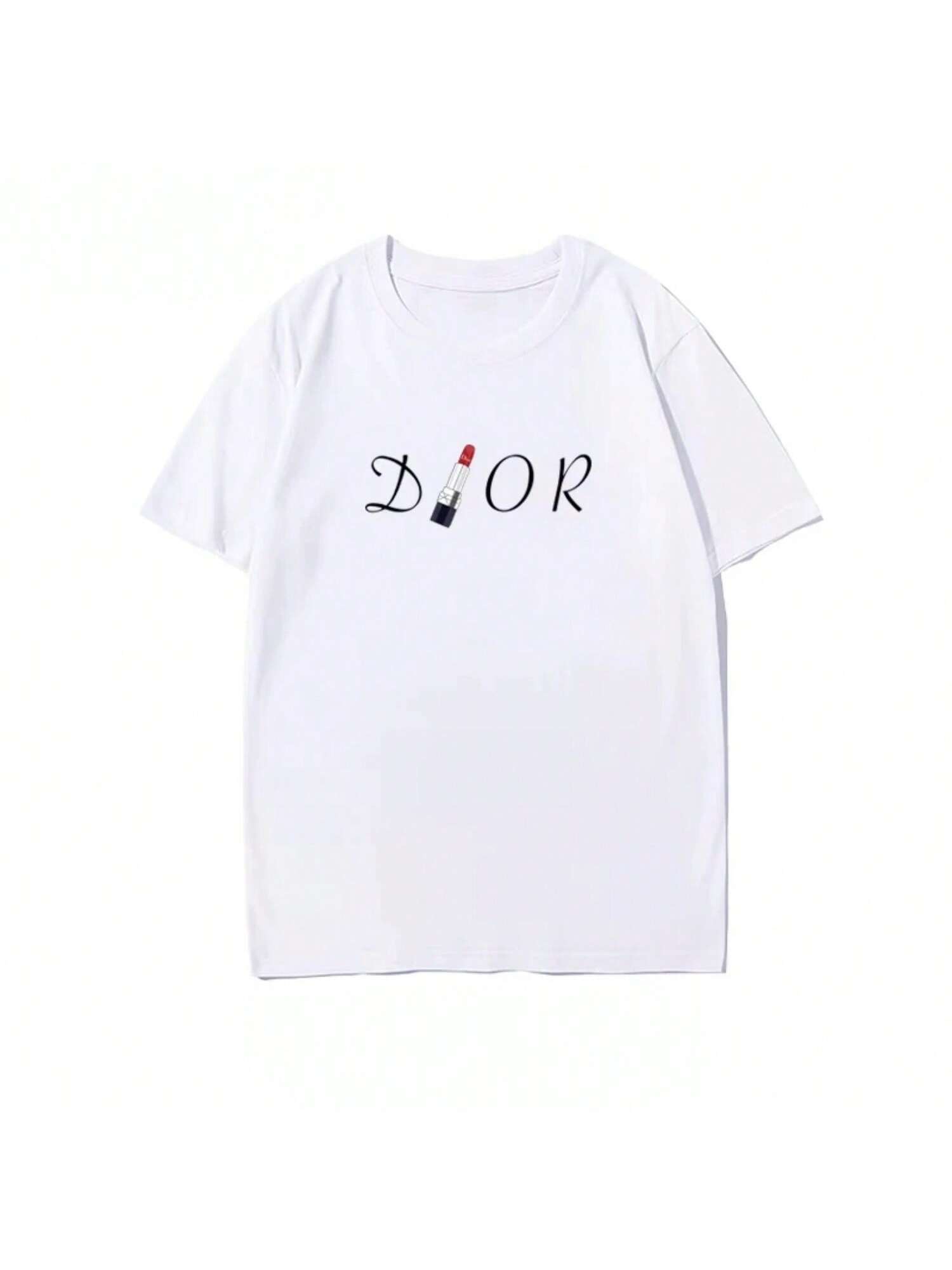 

Боец Повседневный Удобный Комфортный Повседневный Спорт Простой Модный Футболка с Коротким Рукавом Мужская и Женская Парная Футболка Спорт S