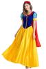 R-Dream Snow White Cosplay Costume, Plus Size, Adult Men's and Women's Dress, Halloween Costume, Snow White Princess Costume, Women's (XXL Size)