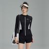Womens UPF 50 Quick-Dry Rash Guard Set Long Sleeve Top Pants Snorkeling Swimming Surfing Water Sports