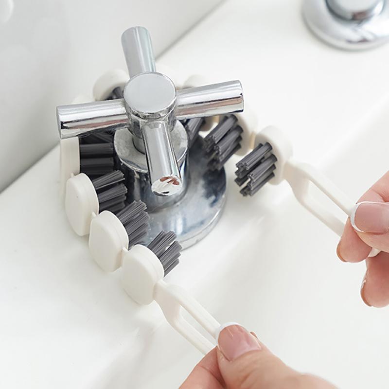 Faucet Cleaning Brush Kitchen Oil Stain Remove Brush Bendable Gap Clean Tool Kitchen Bathroom Bathtub Tube Sink Clean Brush