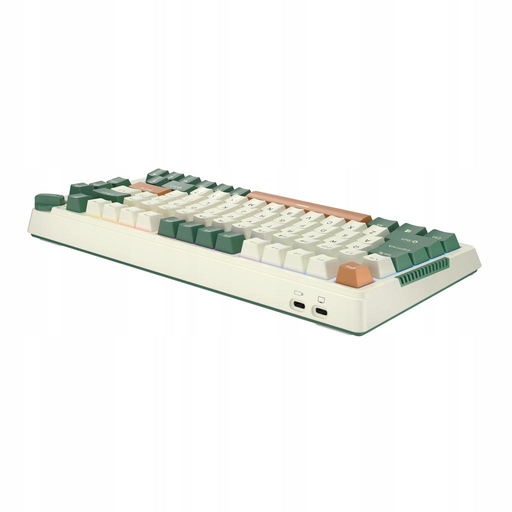 RKH81 MECHANICAL KEYBOARD 80% Sky Cyan HOT SWAP 2.4G Wireless Bluetooth
