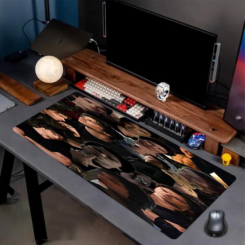 Damon Salvatore Print Mouse Pad, Anti‑Slip Desktop keyboard Mat, for PC Laptop Gaming Working Daily Use, Cool Festival Surprise Gift