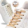 1 Paar Reflektierende Schnürsenkel Ohne Binden Gummiband für Schuhe KinderErwachsene Magnetische Verschlüsse Elastische Schnürsenkel Sneaker Laufschuhe Zubehör