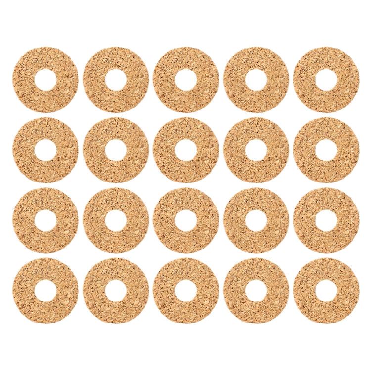 20pcs Anti-slip Handle Grip Cork Patch Plectrums Standard Guitar Pick Cork Grips