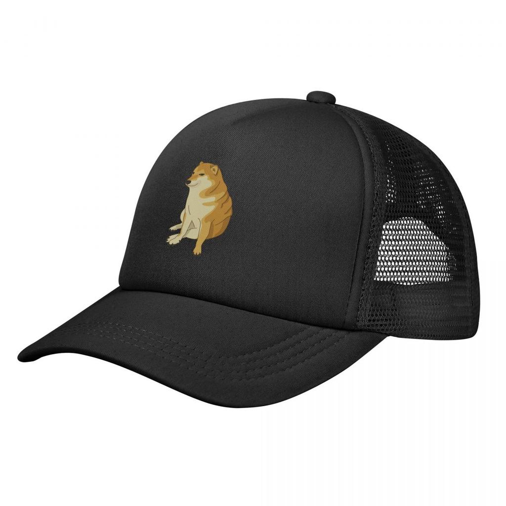 Baseball Caps Meme Balltze Cheems RIP Grpahic Funny Doge Mesh Hats Outdoor Casquette Men Women Hats