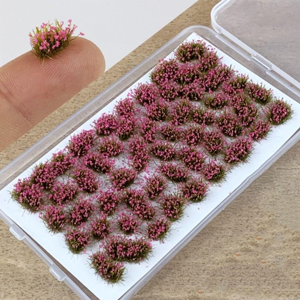 DIY Building Miniature Flower Cluster Plant Materials Static Flower Model Sand Table