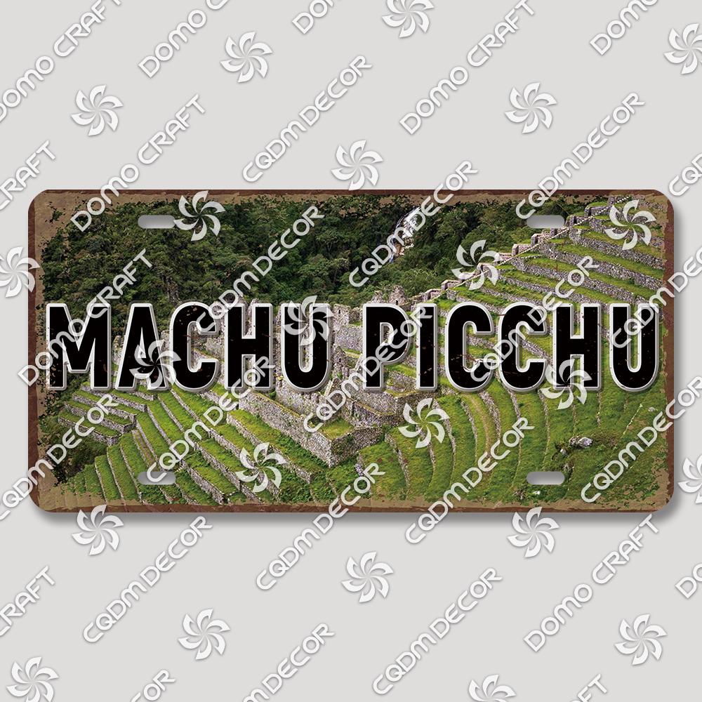 Retro National City Plaques Metal Plate Chile Brazil Mexico Metal Tin Signs Garage Car Club Living Room Home Wall Decor