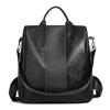 Elegant Soft PU Backpack Korean Style Solid Color Anti-theft Design Backpack Anti-splash Water Multi Pocket