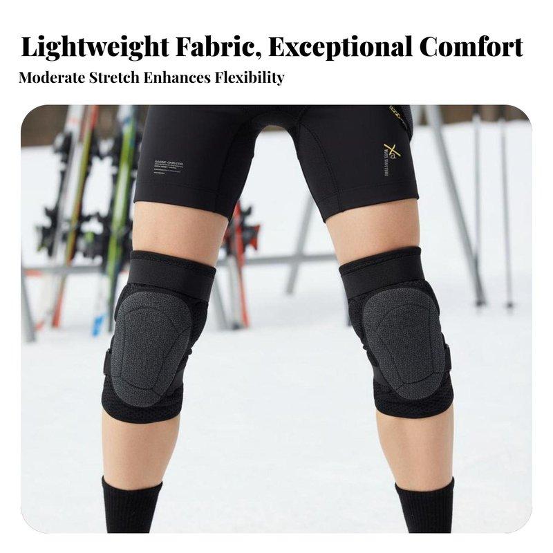 Men's Kevlar Ski Pelvic Pad, AIR Knee Protector, Ergonomic, Anti-Slip, Professional Athlete