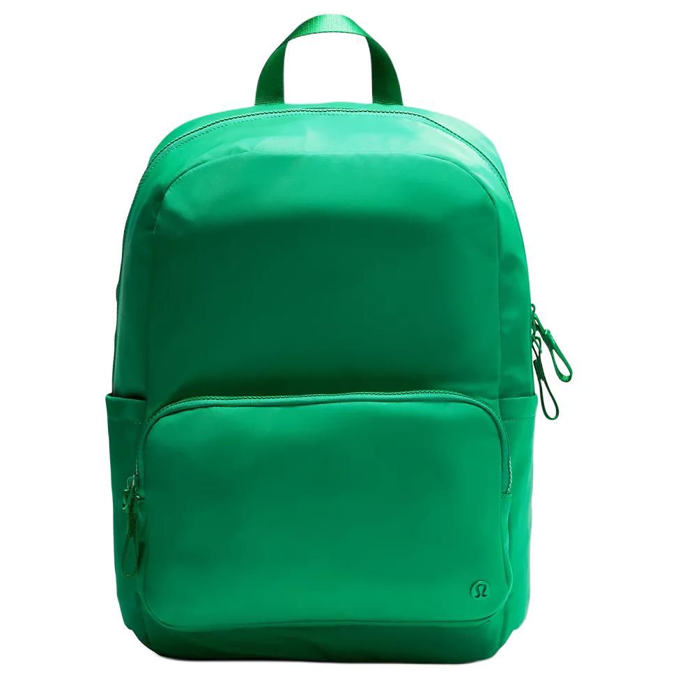 Lululemon Everywhere 22L Large Capacity Portable Nylon Backpack Unisex Backpack Green LU9CMAS-072826 Green