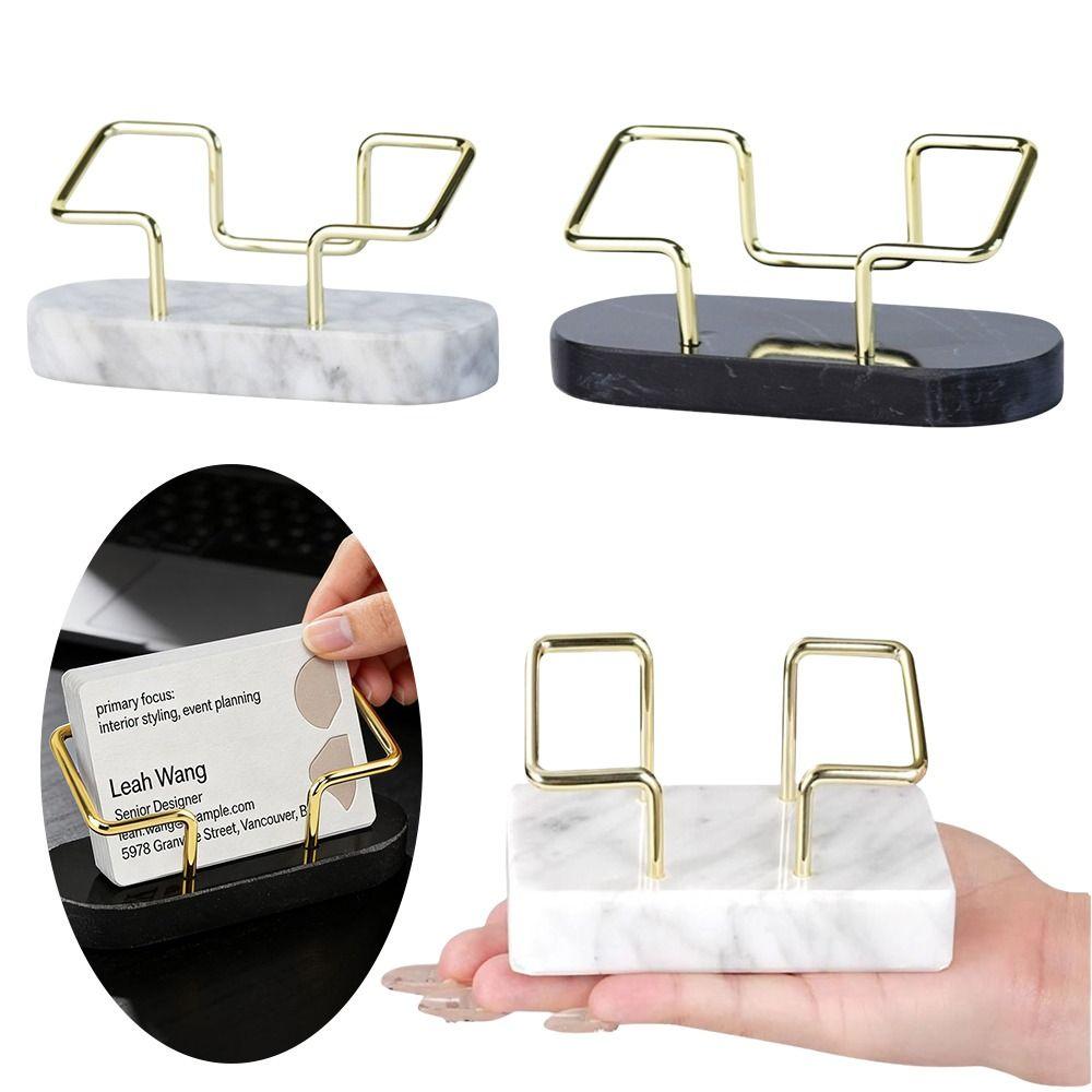 Marble Material Marble Business Card Holder Business Card Storage Holder Meeting Gifts