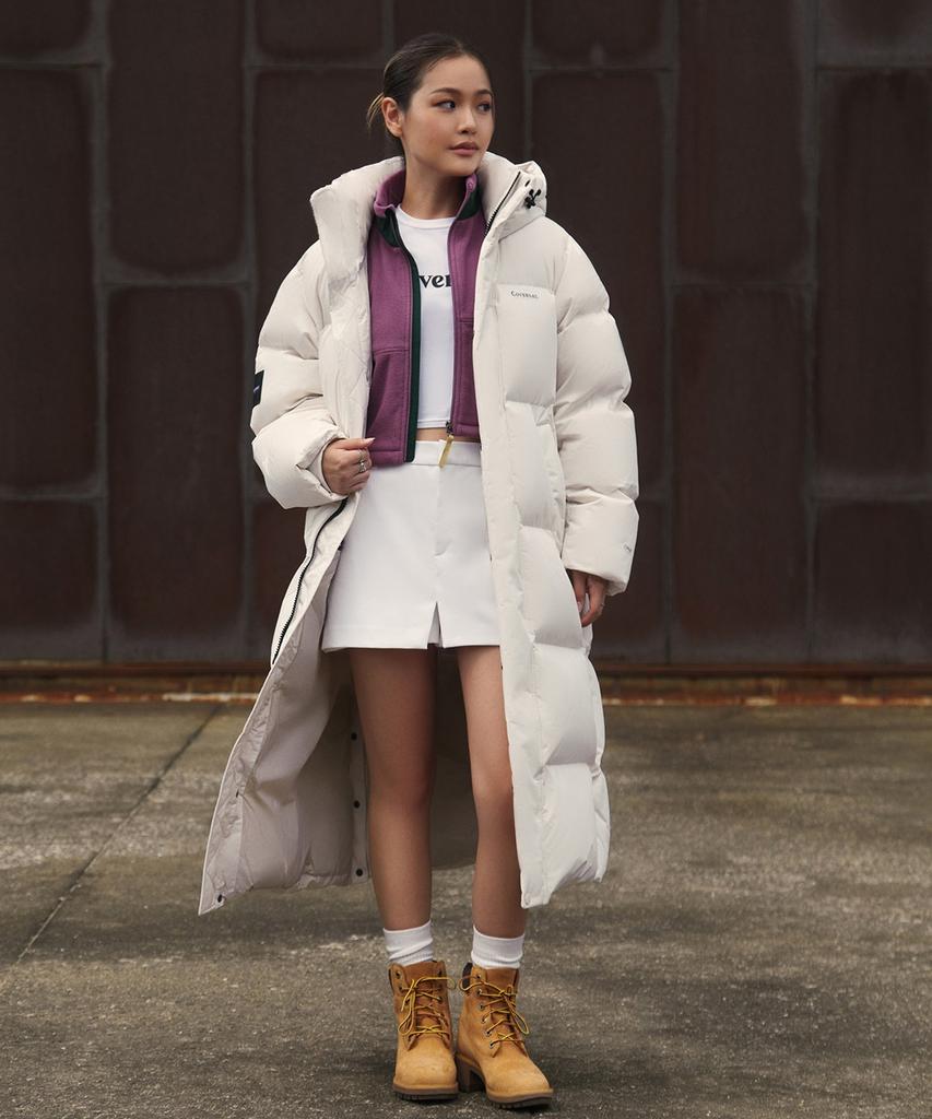 Covernat Rds Civic Long Down Parka Ivory