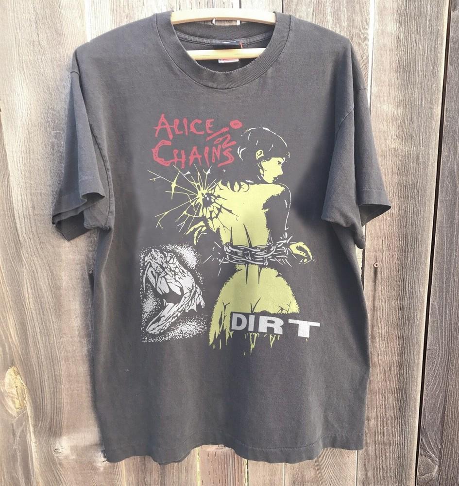 New Alice In Chains Dirt 90s Retro Rock Band Charcoal Unisex TShirt S5XL Unisex T-Shirt M