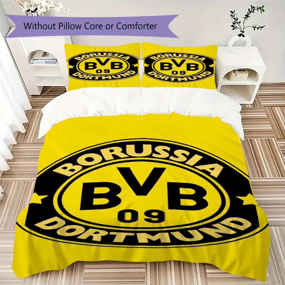 Dortmund Patroon Beddengoed Dekbedovertrek Kussensloop Woondecoratie Verjaardagscadeau (1 dekbedovertrek + 2 kussenslopen (zonder vulling))28