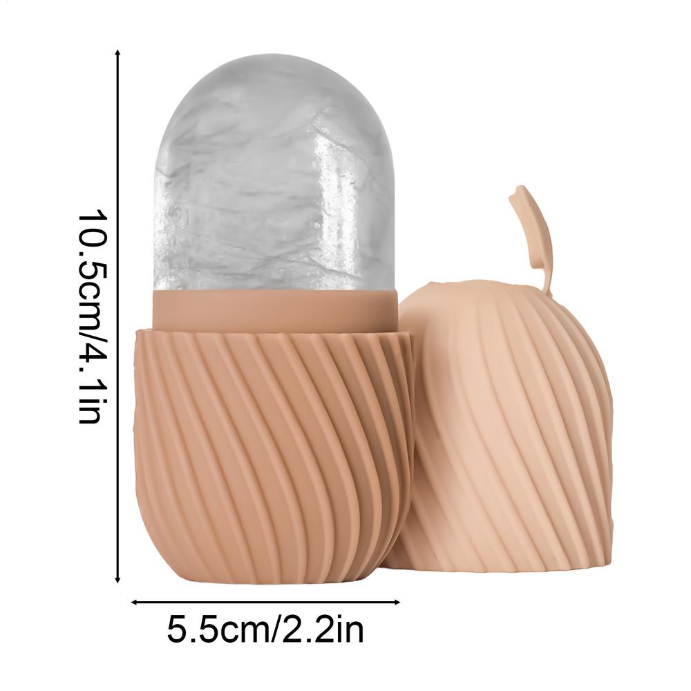 Ice Face Roller Facial Massager Reusable Ice Mold Silicone Ice Facial Roller Face Lifting Contouring Tool Beauty Facial Ice Tray