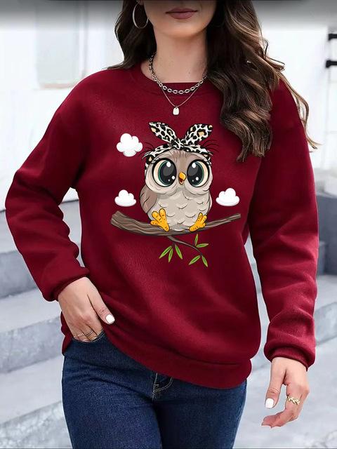 Korean Fashion Pullover Setwear Women Clothes Cartoon