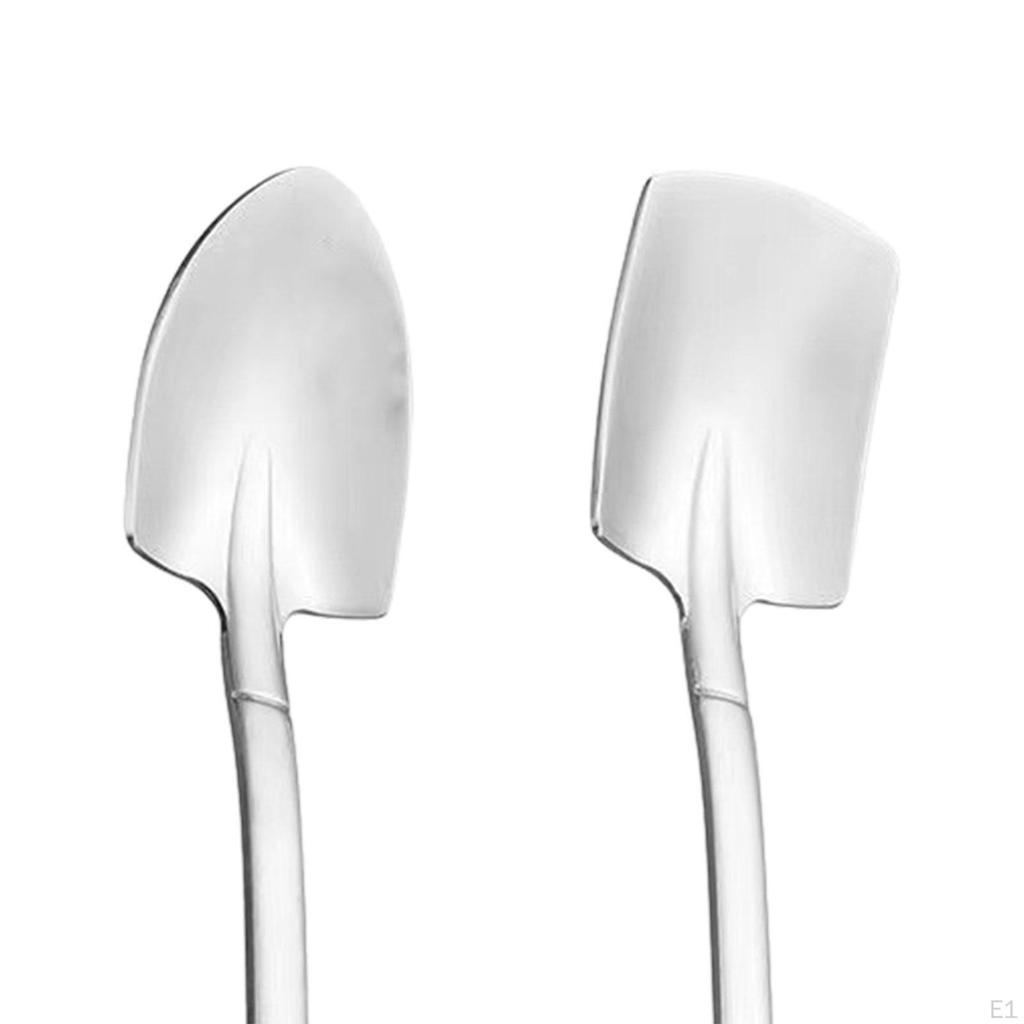 Haushalt Rührlöffel Set mit Edelstahl Eiscremelöffeln