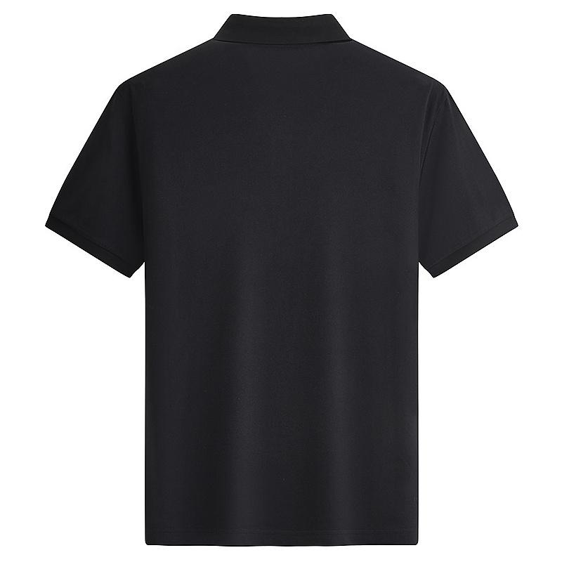 [Simple Business and Leisure Style] Seven Wolves Men's Wear Mulberry Silk Short Sleeve Polo