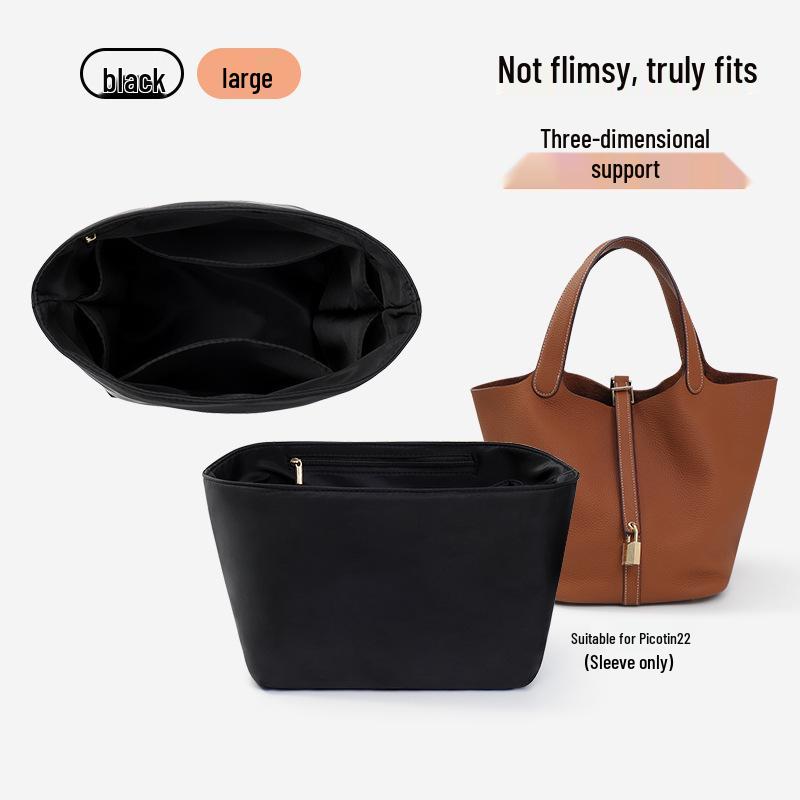 Taschen Organizer: Korb-Einsatz, Tasche mit Trennfächern, Aufbewahrungs- & Stützbeutel von Longxiang.