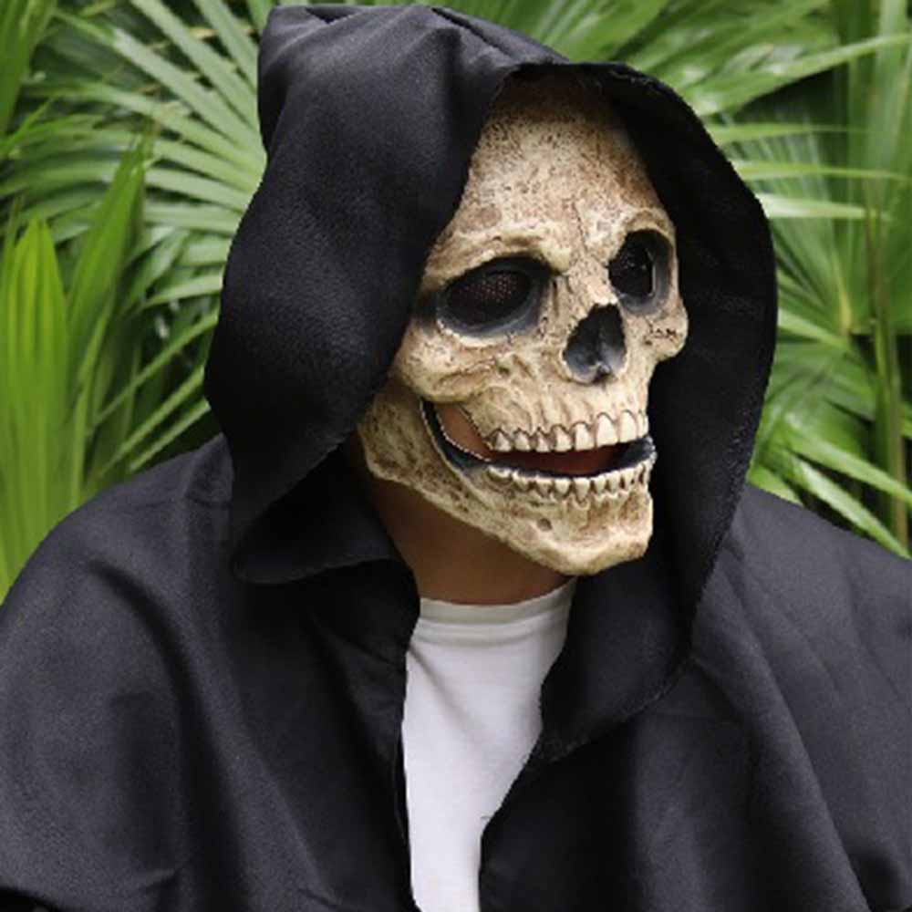 Horror Zombie Tattered Hooded Capes Unisex Halloween Ghost Dementors Cosplay Costume Day of The Dead Party Props Cloaks